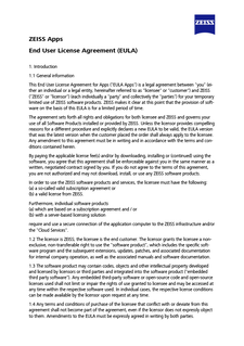 預覽 ZEISS Apps End User License Agreement (EULA) 張圖片