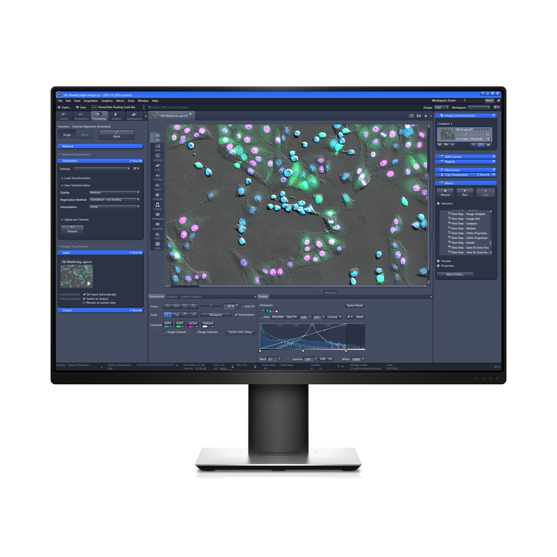 ZEISS ZEN - Monitor with ZEN