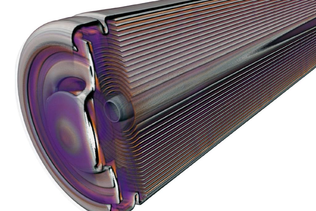 Intact cylinder cell (160 kV)