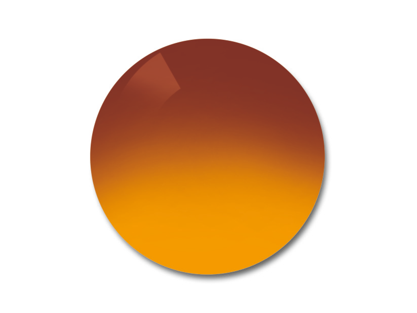 ProGolf漸變75/25%鏡片色調的顏色示例。 