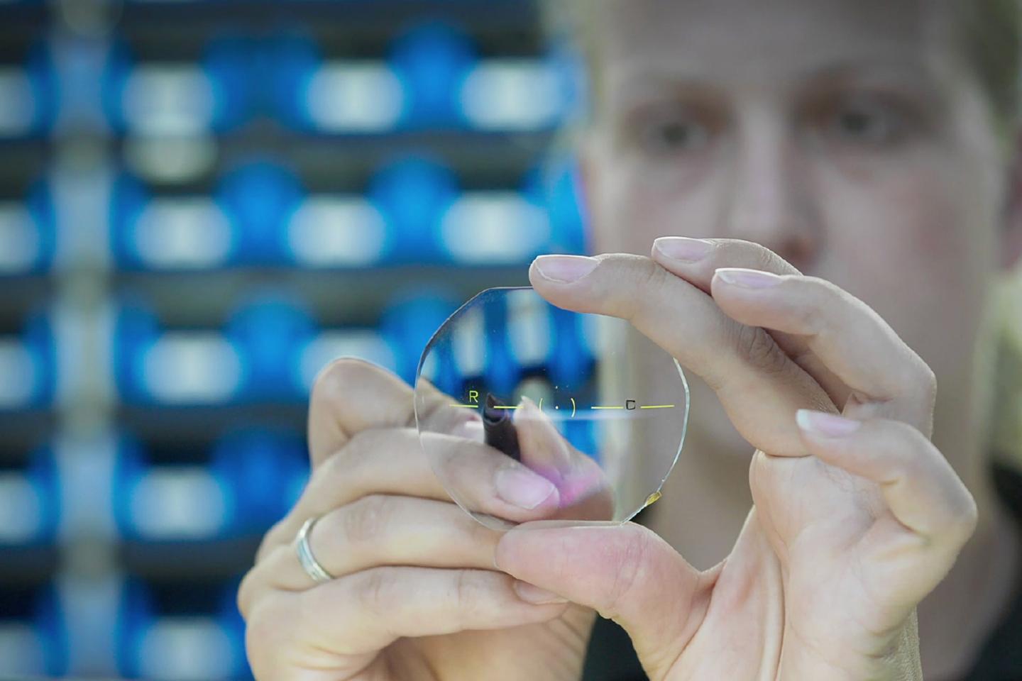 Precision manufacturing process creating crystal-clear optical lenses with flawless surfaces for superior visual clarity