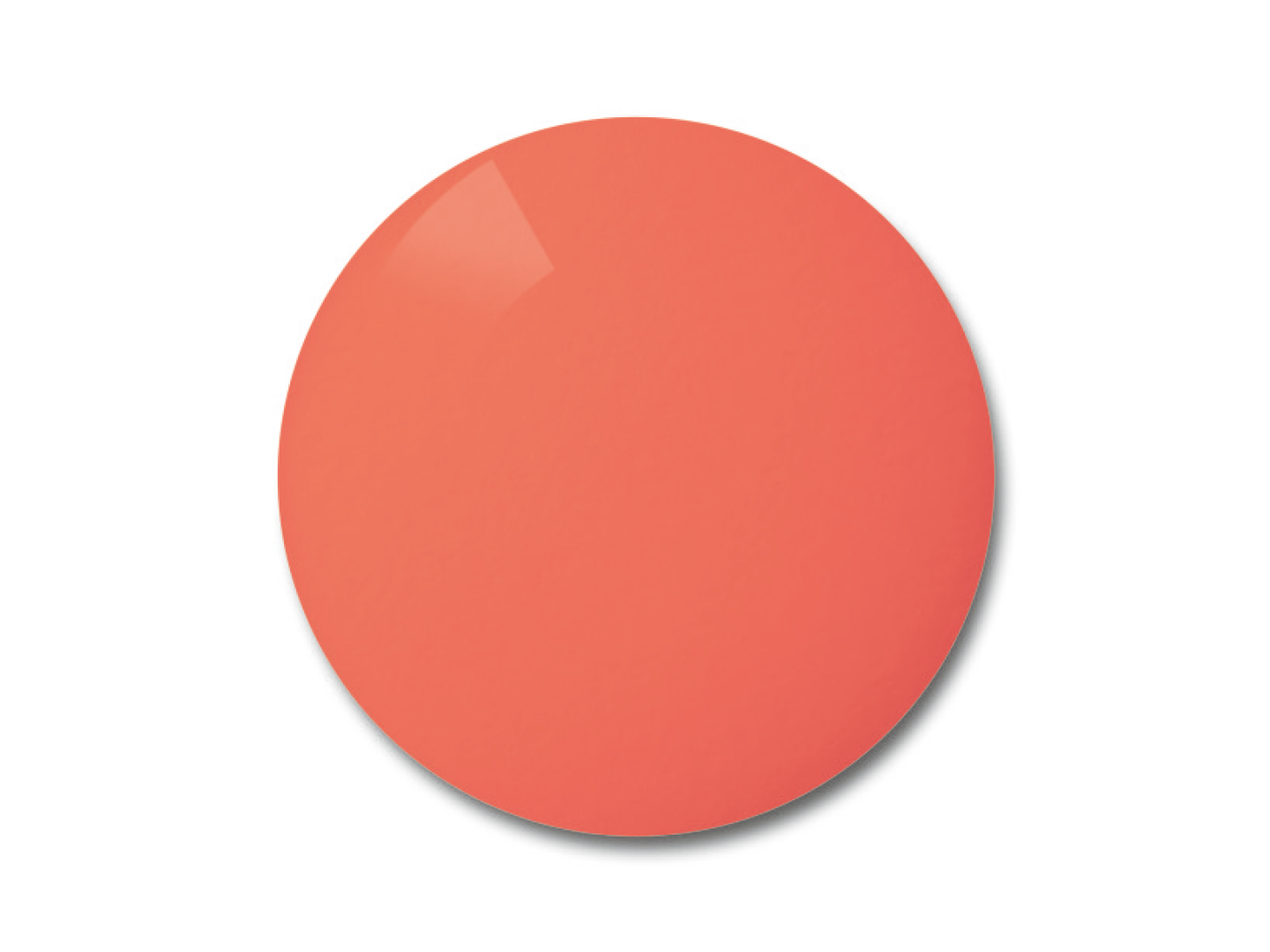 辣紅鏡片色調的顏色示例，適用於低光照條件。 